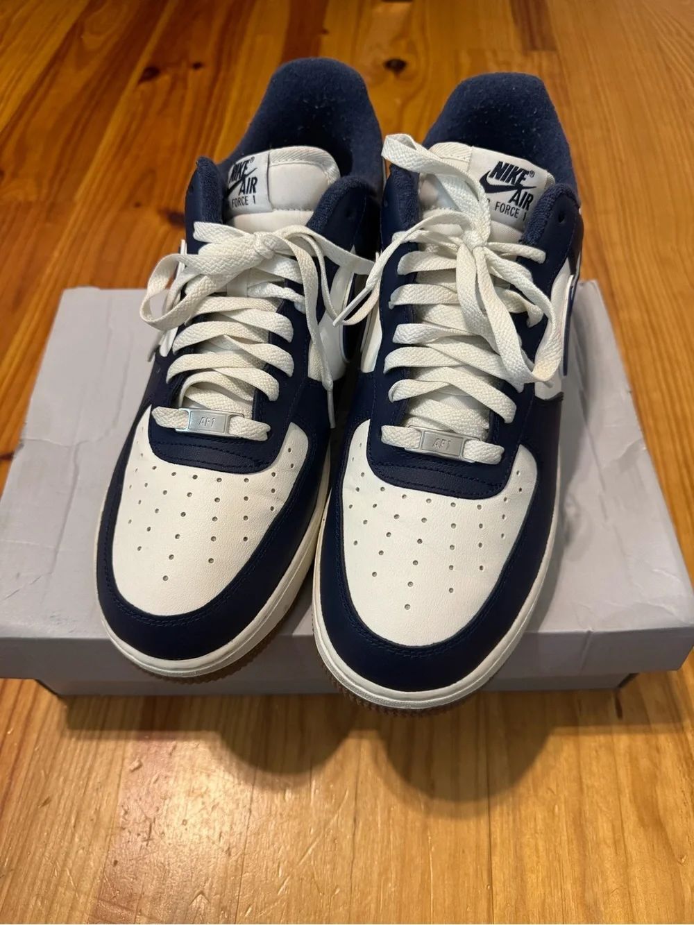 Nike Air Force 1 College Pack Mens Size 11 Midnight Navy Shoes DQ7659-101